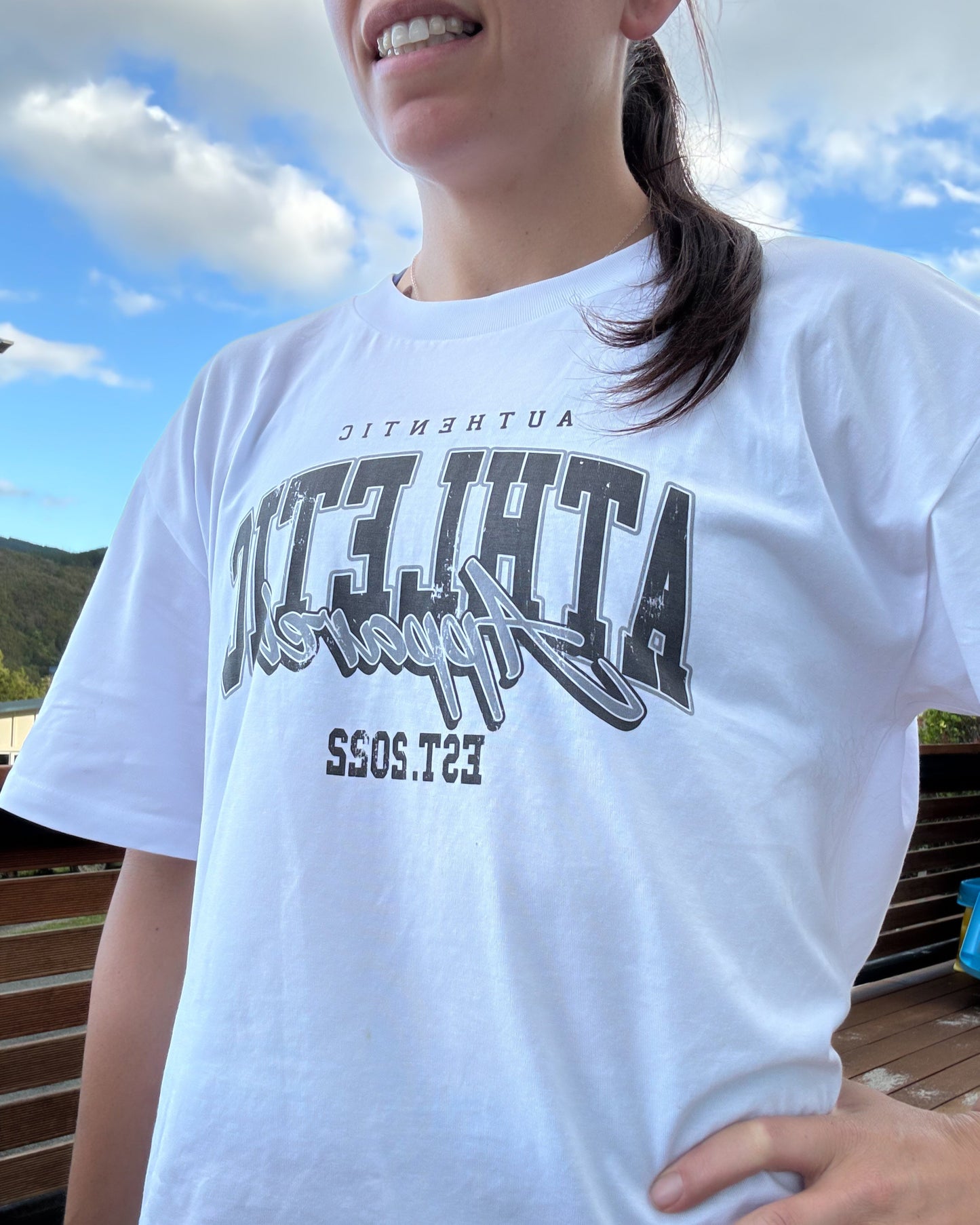 Ladies Vintage Tee - WHITE