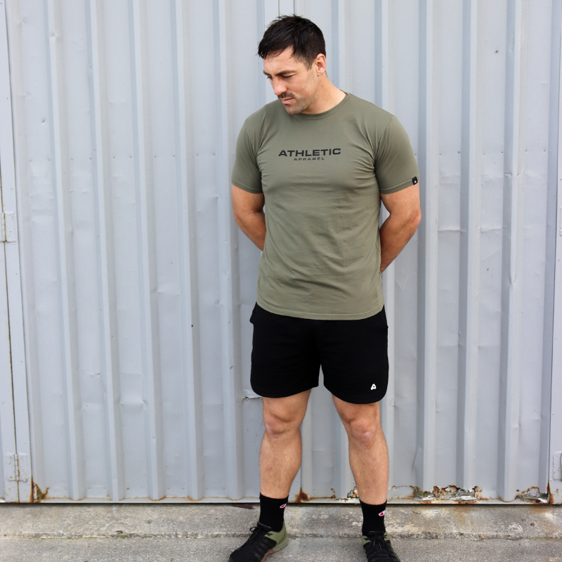 Men's Performance Tee - GREEN – Athletic Apparel